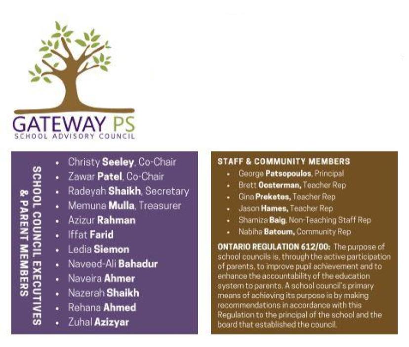 Gateway PS School Advisory Council 2019-2020(1)